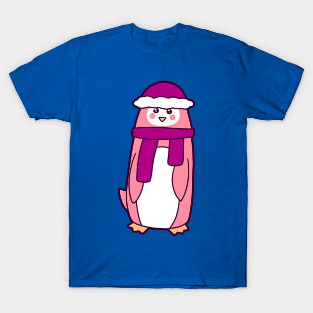 Pink Penguin T-Shirt by saradaboru